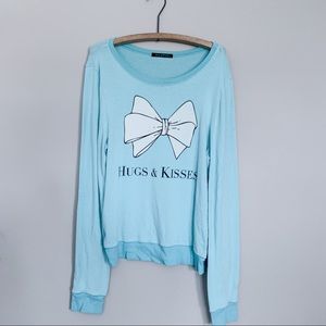 WILDFOX Hugs and Kisses Baggy Beach Jumper